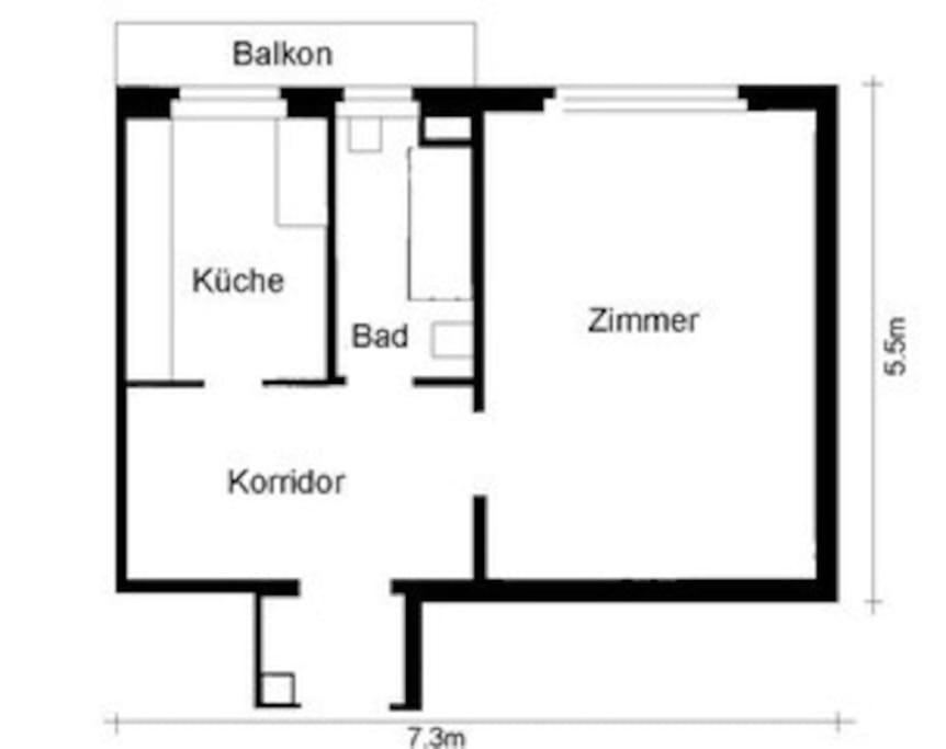 Very Spacious Studio In City Center - Parkview 4 Цюрих Экстерьер фото